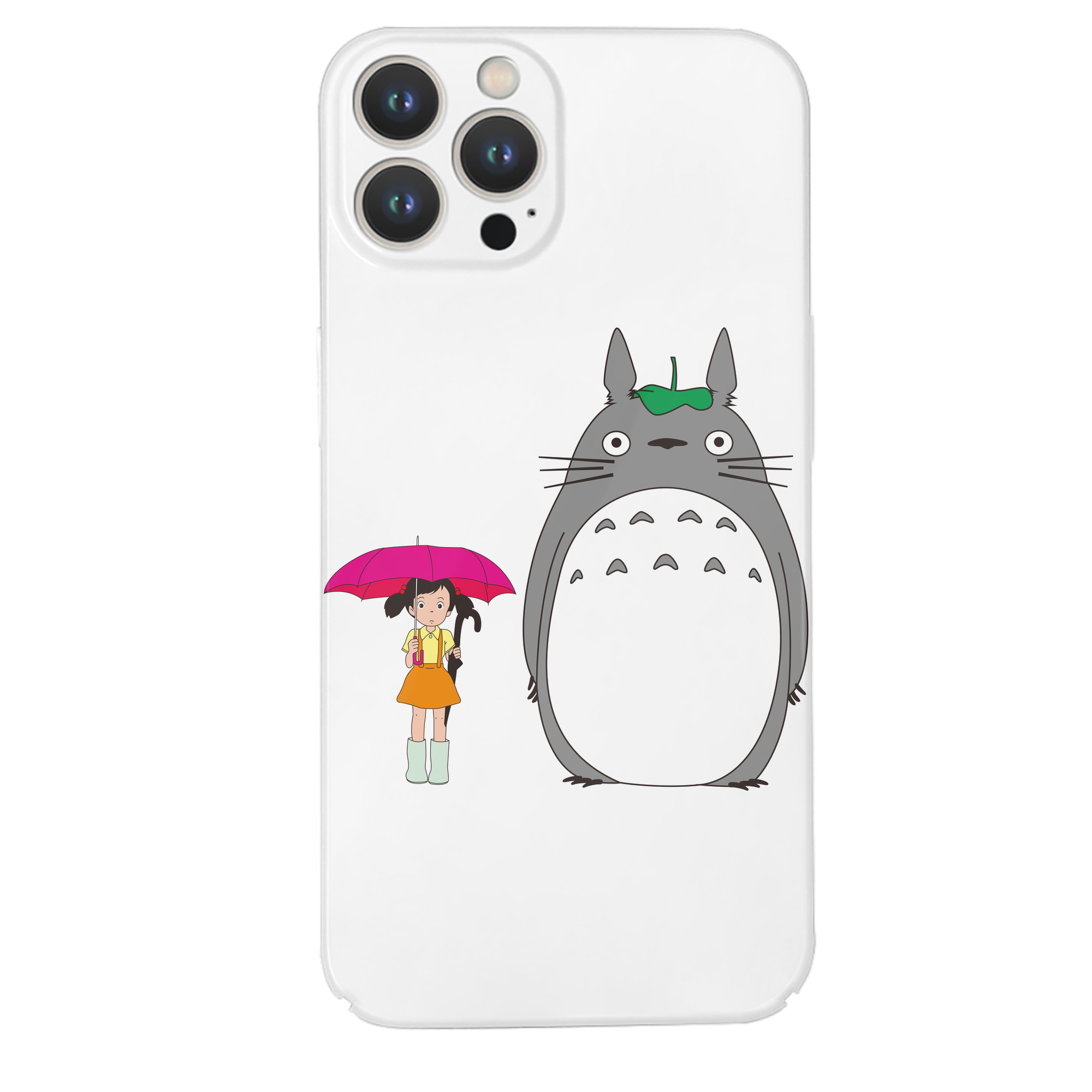 （画像用） となりのトトロ 草壁メイ 草壁サツキ My Neighbor Totoro Satsuki Kusakabe Mei Kusakabe 【iPhone 14シリーズ対応】ハードケース